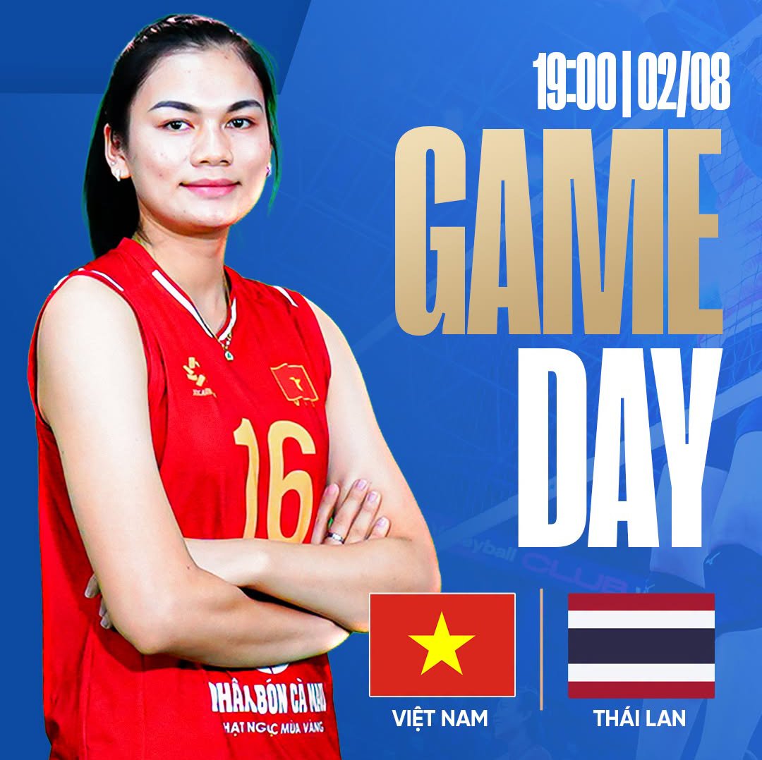 Link xem trực tiếp bóng chuyền nữ Việt Nam và Thái Lan, chặng 1 SEA V.Cup 2026

